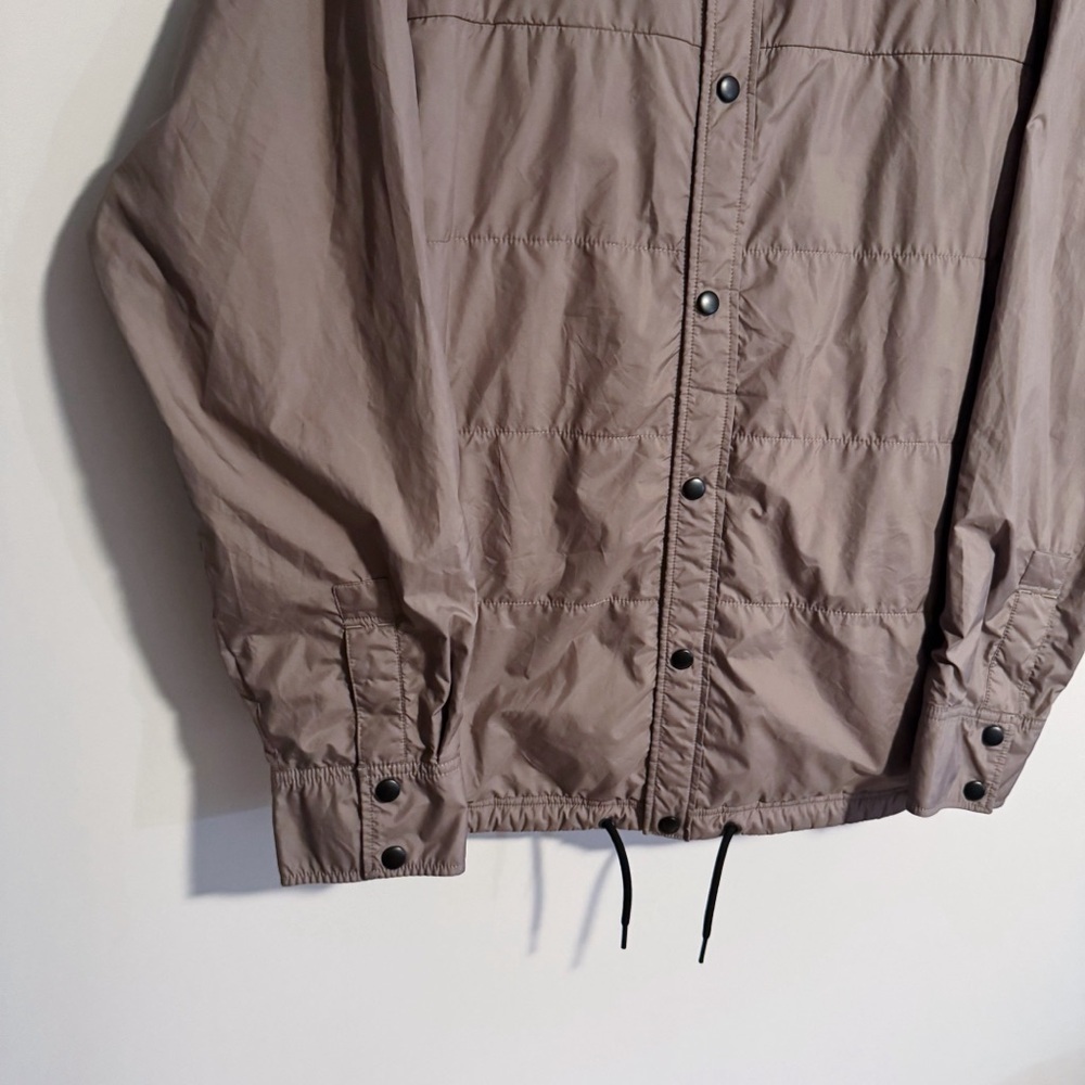 The North Face - Light Brown Quilted Collared Button Down Jacket - Picture 3 of 4